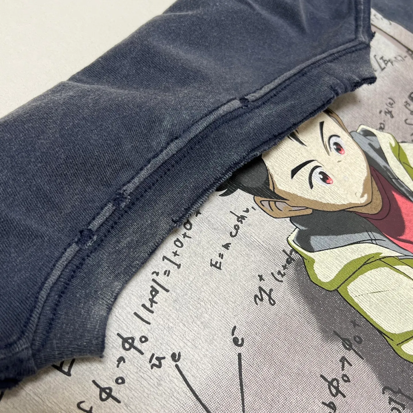 PLUTO x SAINT Mxxxxxx PLUTO SS TEE/Pluto co-branded retro tee Pluto distressed hole short sleeves Washed blue S-XL The washing and destruction process has reached the highest peak in the history of the brand. The real thing is quite good. This tee is derived from Osamu Tezuka's landmark masterpiece. Customized original unanimous co-branded main mark/wash mark. Original consistent cylindrical OE yarn fabric